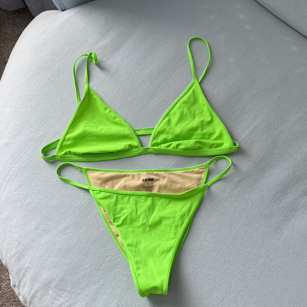 Aerie Bright Lime Bikini Set
